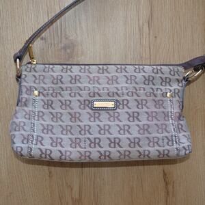 Rioni Moda Italia Purse Handbag Brown Gold